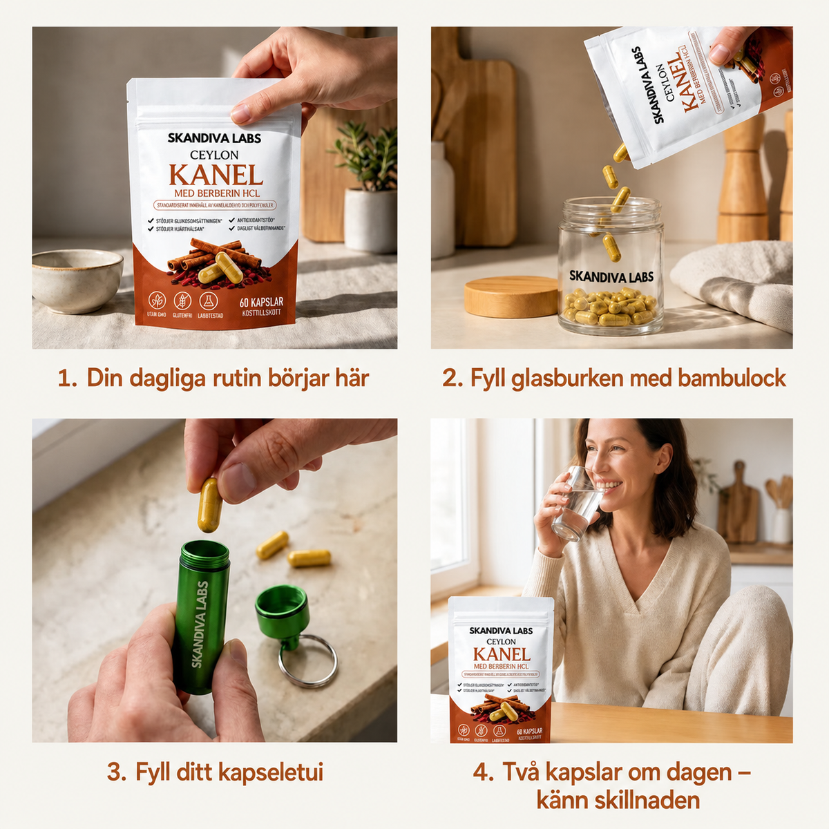 Skandivalabs® Ceylonkanel - Stödjer hälsosamt blodsocker & metabol balans