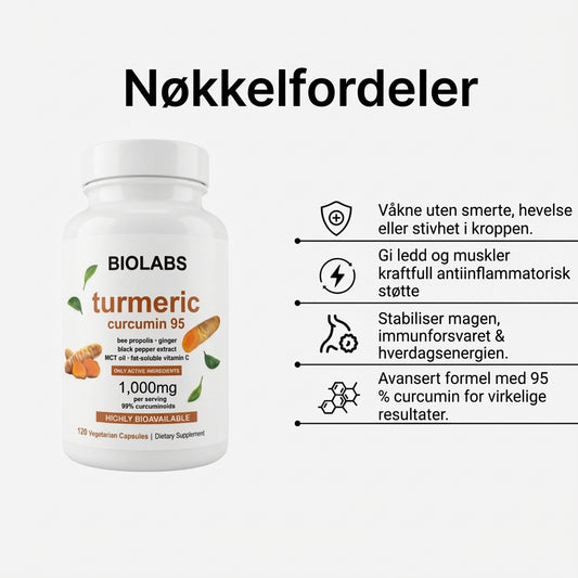Biolabs – Curcumin fra gurkemeie 1000 mg